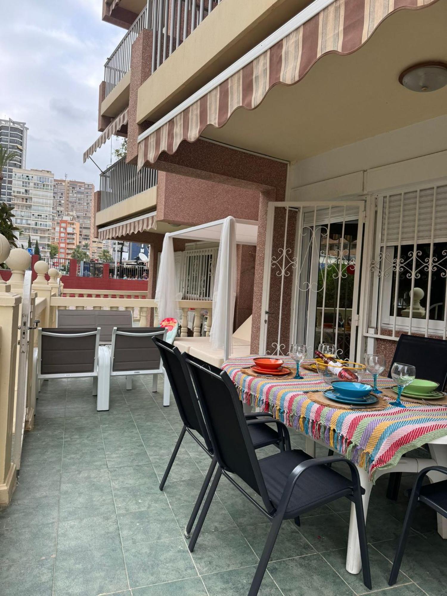 Super Terrace Levante Front Line Apartment Los Ranchos Self Check-In, Free Parking Benidorm Kültér fotó